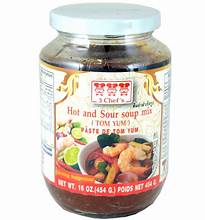 3 chefs Hot and Sour Soup Mix(Tom Yum)