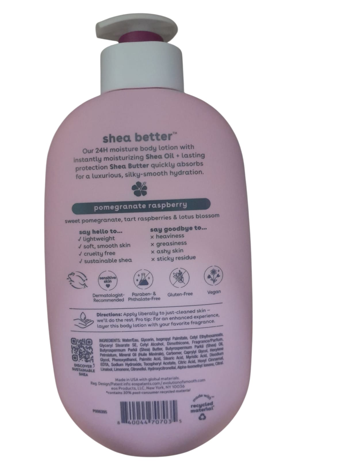 Shea Better-Pomegrante Raspberry